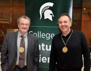 NatSci's Basso, McCusker invested as MSU Foundation Professors
