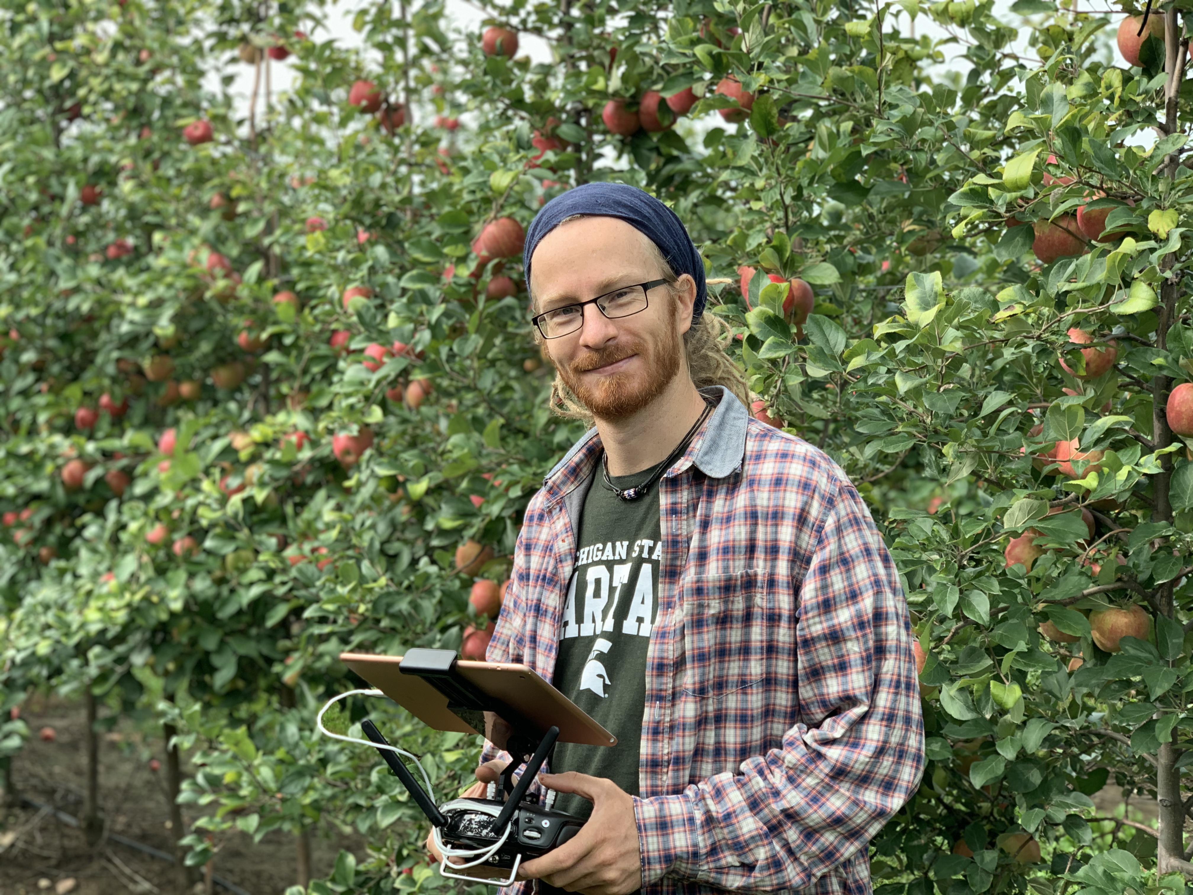 Ruben piloting UAV