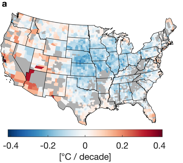 US corn yields get boost from a global warming 'hole'